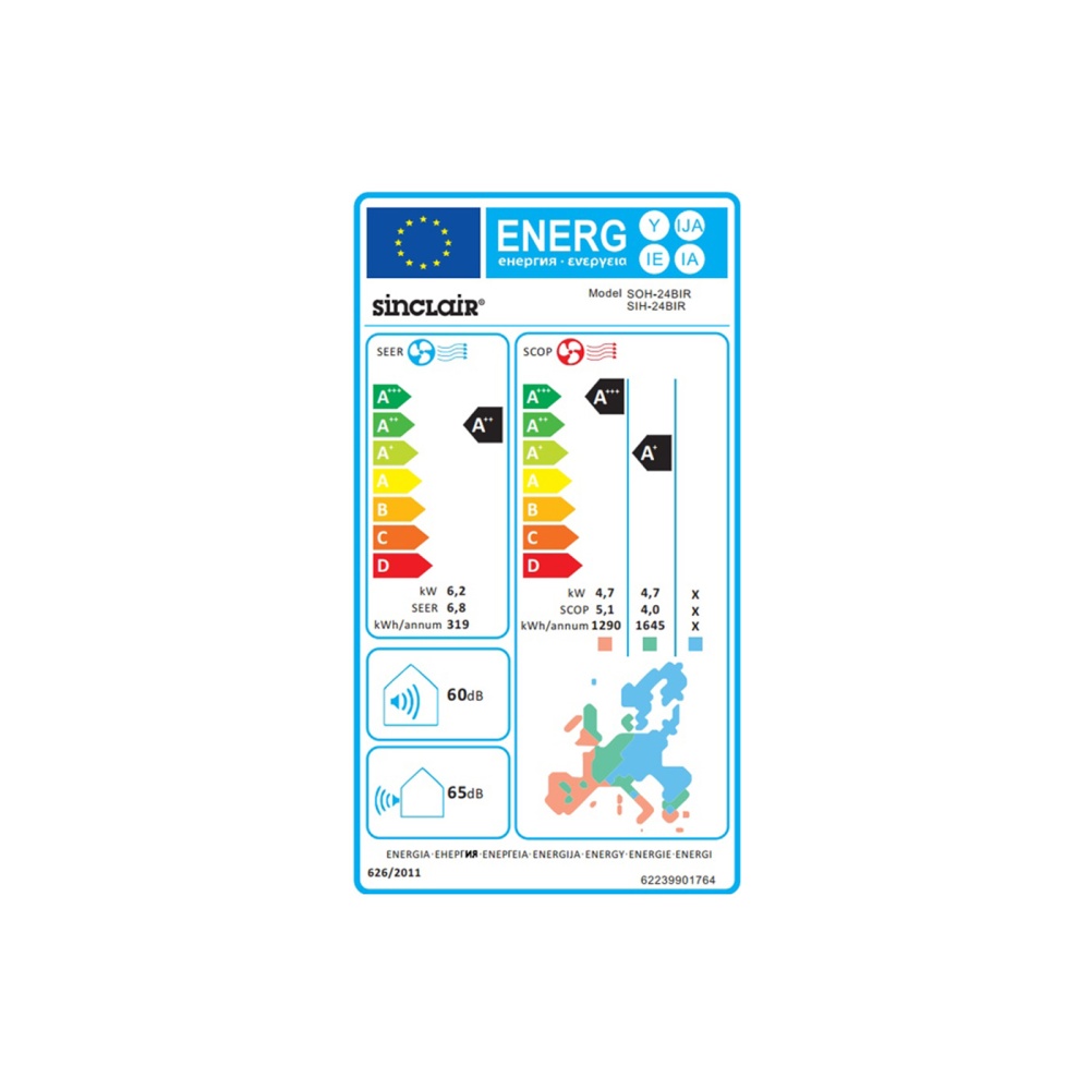 Ray serija klima uredaj 62kW